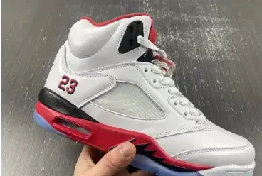 136027-120 Air 5 Jordan Red” “Fire 0614